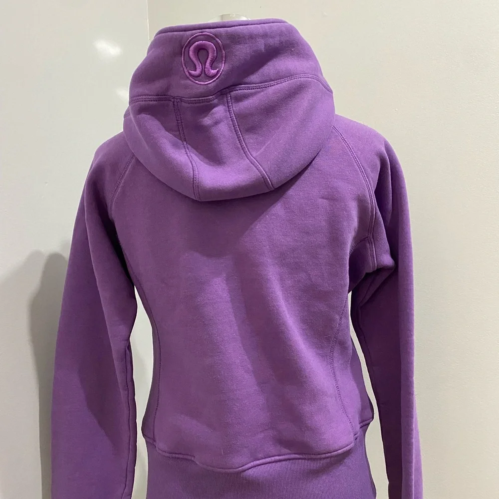 purple lululemon zip up hoodie - Picture 2 of 4